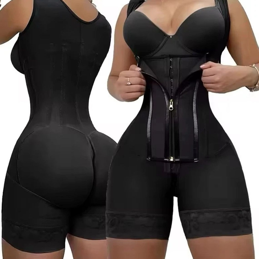 Elegant Black Women's Shapewear Bodysuit